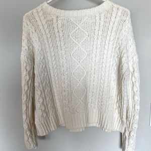 American Eagle Cable-Knit Sweater
